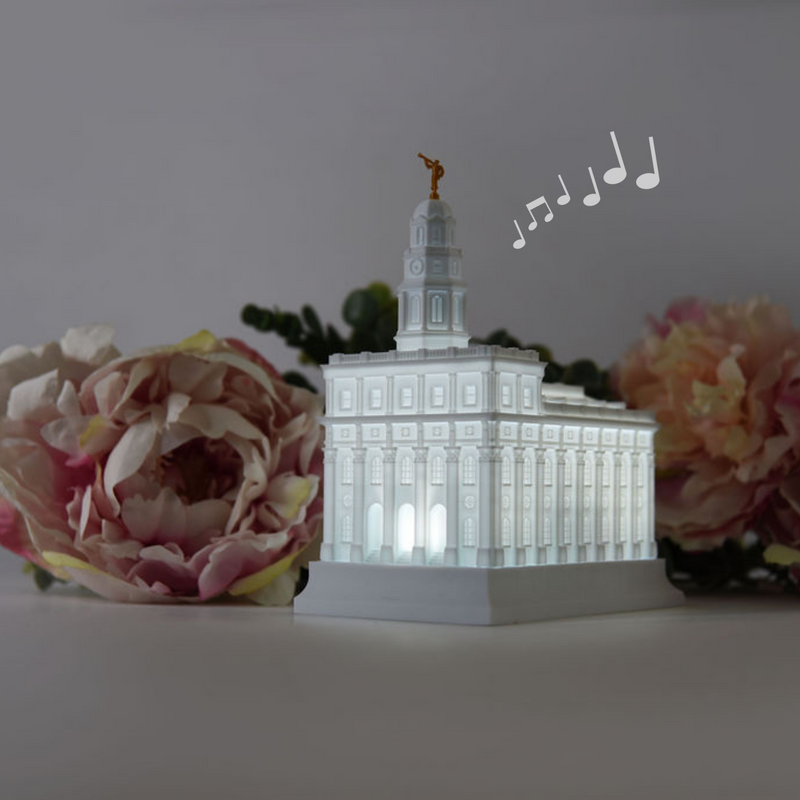 Nauvoo Temple Music Light - Tiny 3D Temples