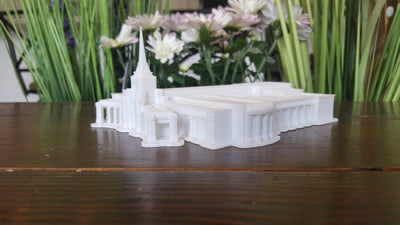 Fort Lauderdale Florida Temple Replica Statue - Tiny 3D Temples