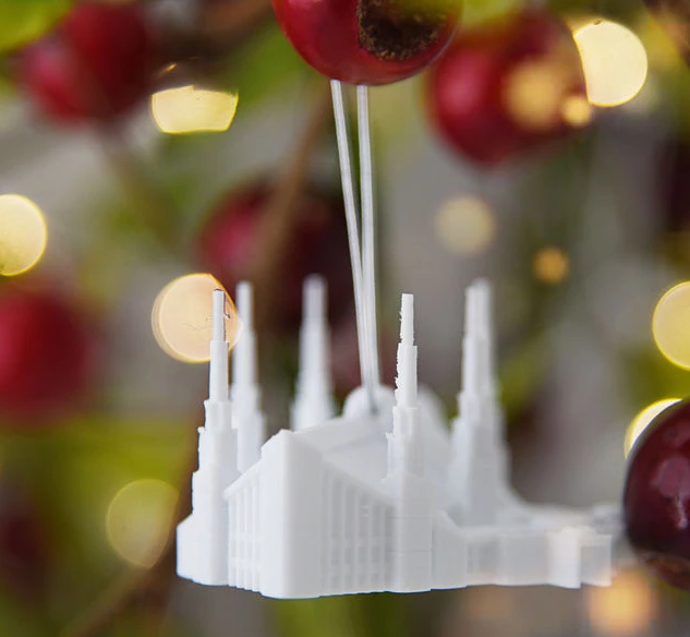 Las Vegas Nevada Temple Christmas Ornament Tiny 3D Temples