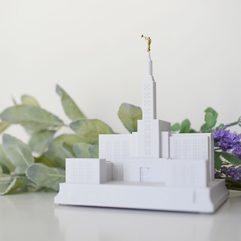 Los Angeles California Temple Replica Statue - Tiny 3D Temples