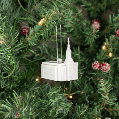 Auckland New Zealand Temple Christmas Ornament | LDS baptism gifts | Anniversary gifts | Missionary gifts | LDS Wedding gifts