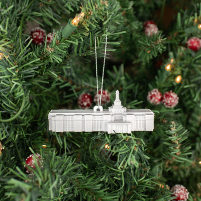Bismarck North Dakota Temple Christmas Ornament 