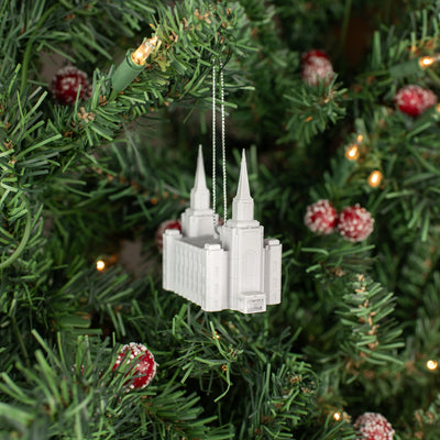 Brigham City Utah Temple Christmas Ornament