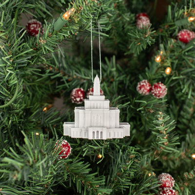 Deseret Peak Utah Temple Christmas Ornament