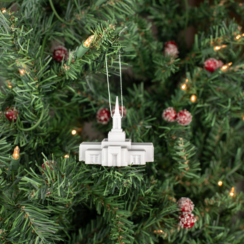 Elko Nevada Temple Christmas Ornament