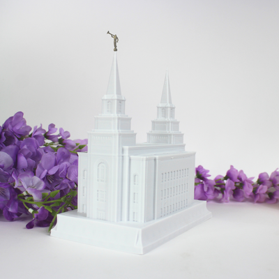 Kansas City Missouri Temple Replica Statue - Tiny 3D Temples