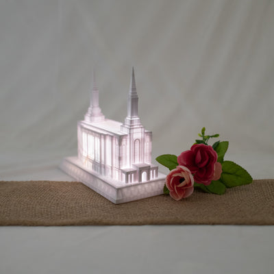 Lindon Utah Temple Music Light 