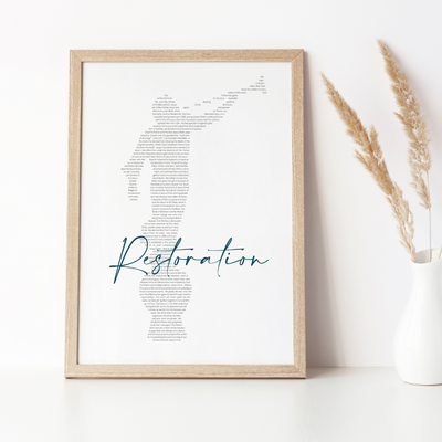 The Living Christ, The Family: A Proclamation to the World, The Articles of Faith Text Silhouette
