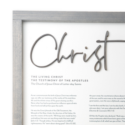 4 Piece Framed Modern Proclamation Sign Collection | Full 4-Sign Set