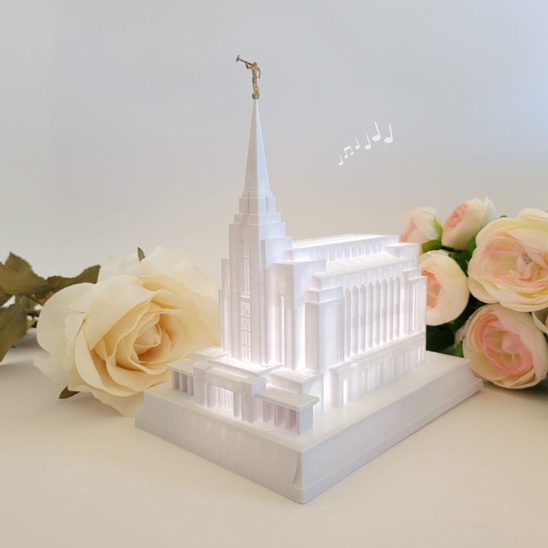 Rexburg Idaho Temple Music Light