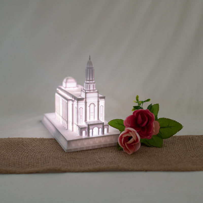 Smithfield Utah Temple Temple Music Light