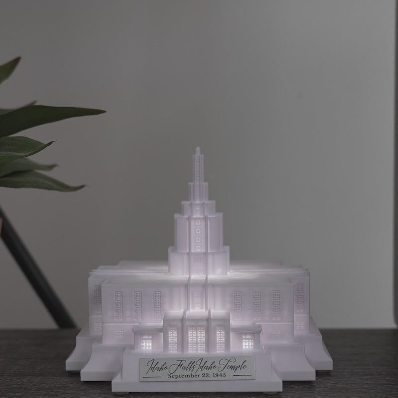 Idaho Falls Idaho Temple Music Light