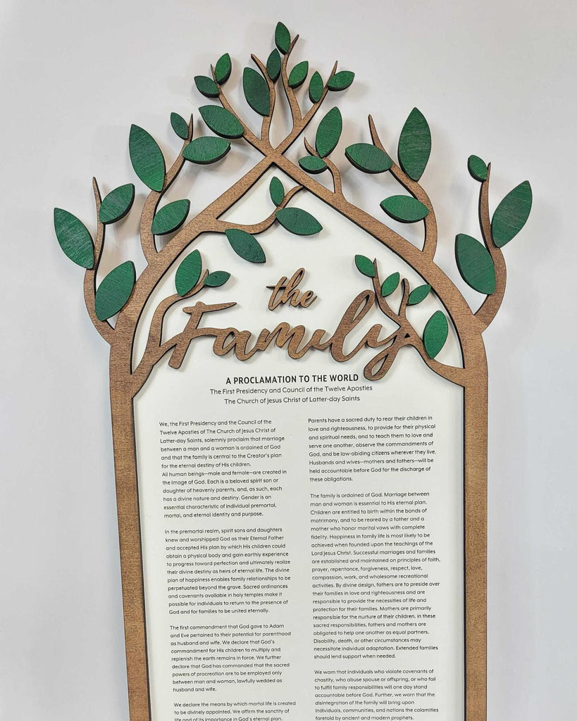 The Family Tree Proclamation – Tiny 3D Temples