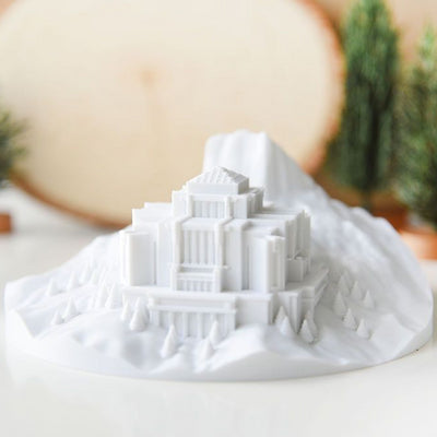 Cardston Temple on Chief Mountain: Mountain of the Lord - Tiny 3D Temples