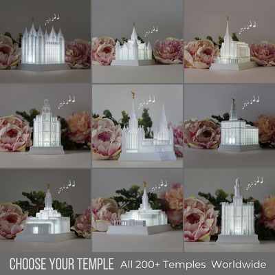Choose Your Temple Music Light - Tiny 3D Temples