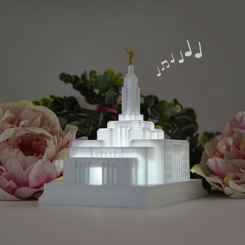 Draper Temple Music Light - Tiny 3D Temples