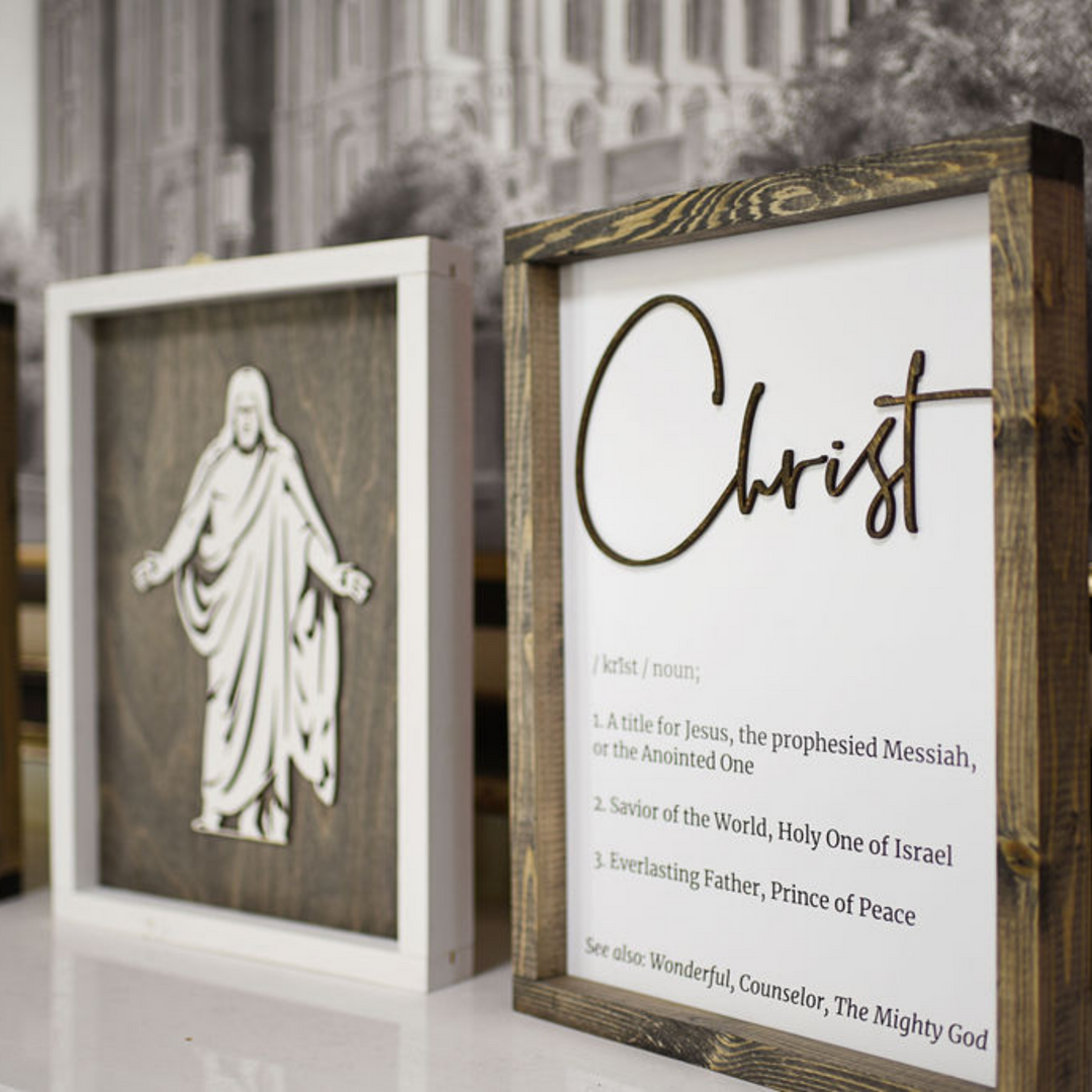 Christus Sign Set: Includes Christ Definition Sign, Christus Sign