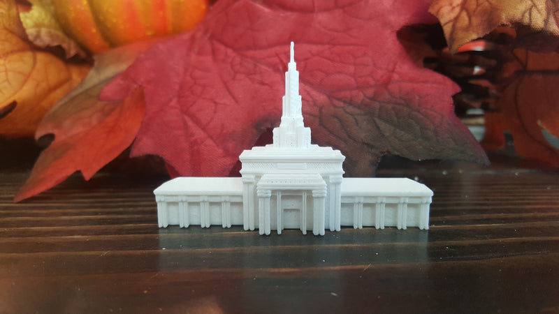 Apia Samoa Temple Replica Statue - Tiny 3D Temples