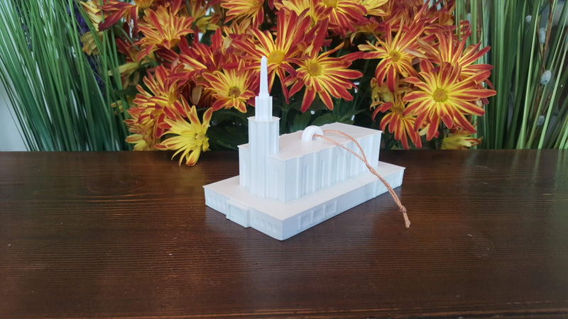 Hamilton New Zealand Temple Replica Statue - Tiny 3D Temples