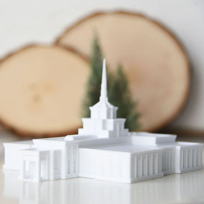 Billings Montana Temple Replica Statue - Tiny 3D Temples