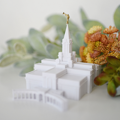 Bountiful Utah Temple Replica Statue - Tiny 3D Temples