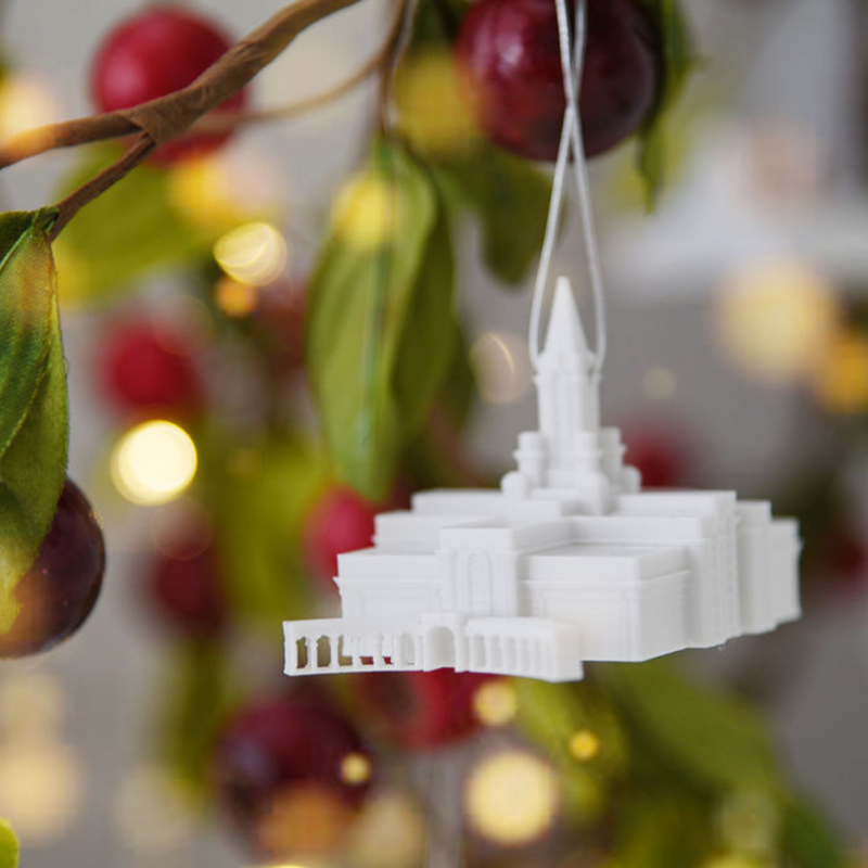 Bountiful Utah Temple Christmas Ornament