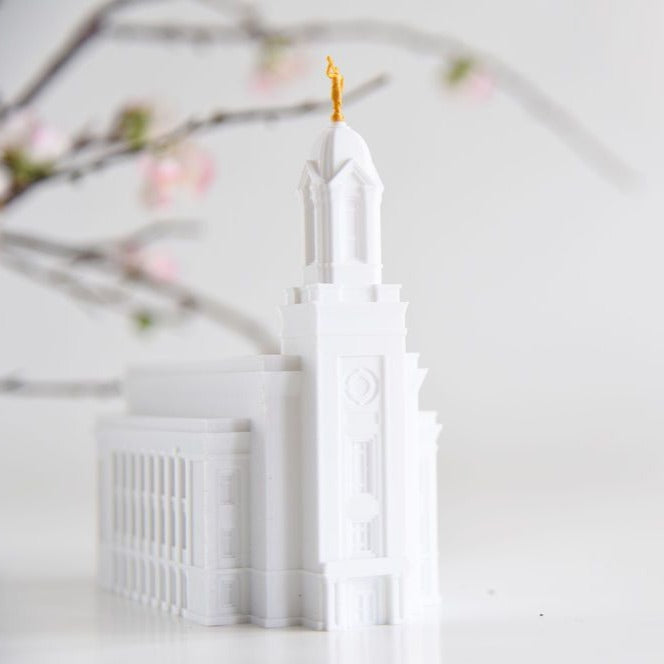 Cedar City Utah Temple Replica Statue - Tiny 3D Temples
