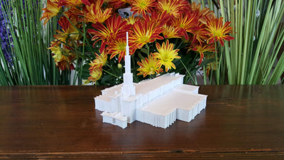 Denver Colorado Temple Replica Statue - Tiny 3D Temples