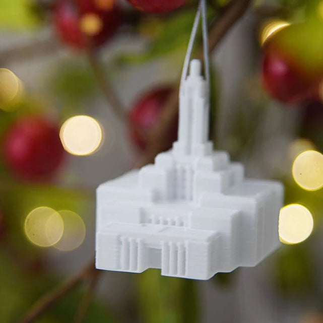 Draper Utah Temple Christmas Ornament