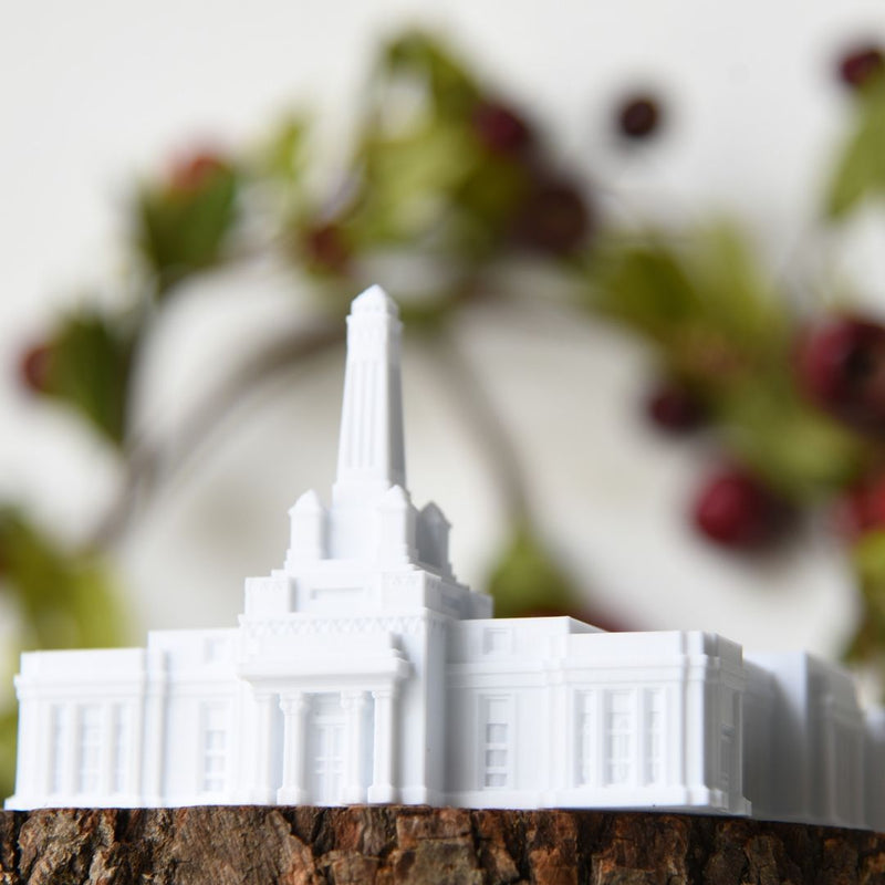 Indianapolis Indiana Temple Replica Statue - Tiny 3D Temples