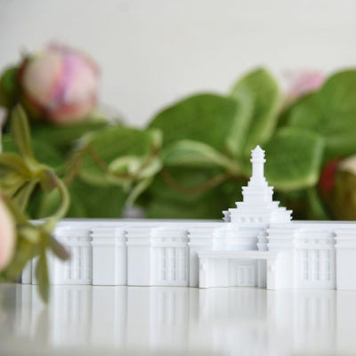 Perth Australia Temple Replica Statue - Tiny 3D Temples