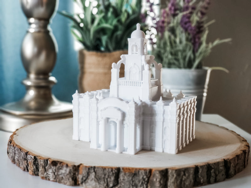 Tijuana Mexico Temple Replica Statue - Tiny 3D Temples