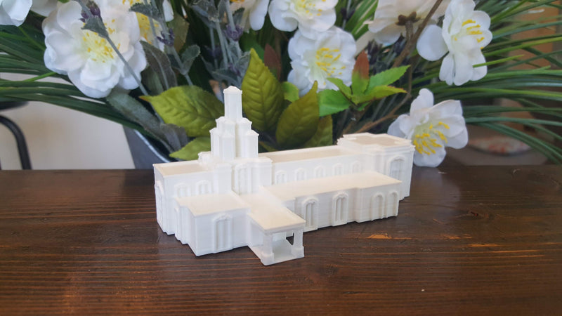Lubbock Texas Temple Replica Statue - Tiny 3D Temples