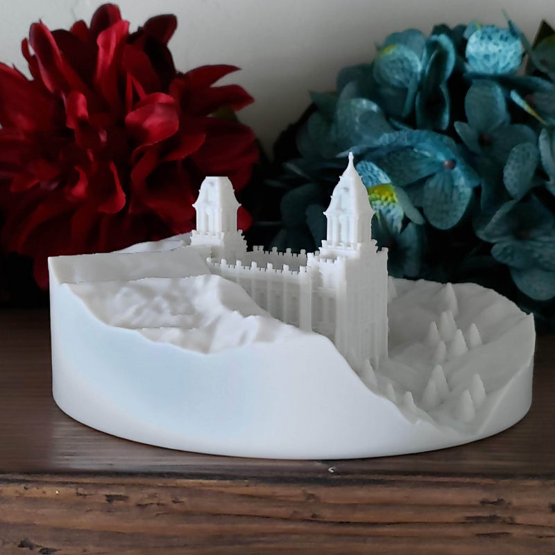 Manti Temple on Manti Mountain: Mountain of the Lord - Tiny 3D Temples