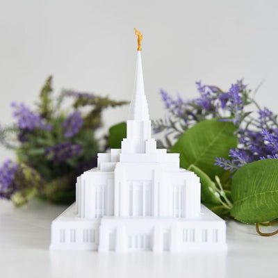 Ogden Utah Temple Replica Statue - Tiny 3D Temples