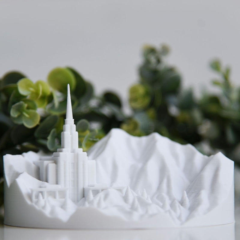 Oquirrh Mountain Temple on Nelson Peak: Mountain of the Lord - Tiny 3D Temples