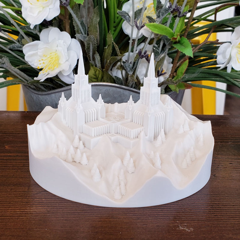 San Diego Temple on Mount Whitney: Mountain of the Lord - Tiny 3D Temples
