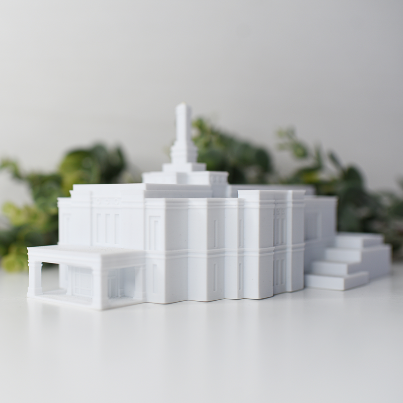 Snowflake Tample Snowflake Arizona Temple Replica Statue – Tiny 3D Temples