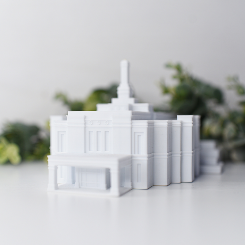 Snowflake Arizona Temple Replica Statue - Tiny 3D Temples