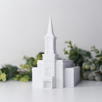 Star Valley Wyoming Temple Replica Statue - Tiny 3D Temples