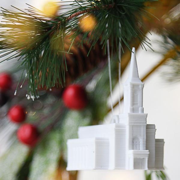 Star Valley Wyoming Temple Christmas Ornament