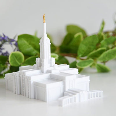 Mount Timpanogos Utah Temple Replica Statue - Tiny 3D Temples