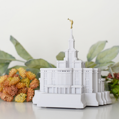 Payson Utah Temple Replica Statue - Tiny 3D Temples