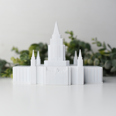 Oakland California Temple Replica Statue - Tiny 3D Temples